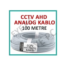 100 Metre Kamera Montaj Kablosu 0.22Mm Cctv Ahd Anaolog
