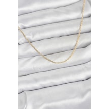 Cm 14k Gold Renk Burgu Model 60 Cm Kadın Ke Çok Renkli