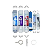 Pws Kapalı Kasa Su Arıtma Cihazları Std 6li Vontron Mebran Şeffaf Mineral+gümüş İyonlu Tatlandırıcı