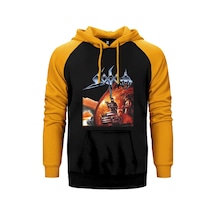 Sodom Agent Orange Sarı Renk Reglan Kol Sweatshirt / Hoodie