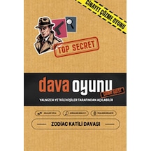 Dava Oyunu - Zodiac Katili Davası