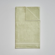 Soft Pamuk 85x150 Cm Banyo Havlusu Yeşil Açık Gri