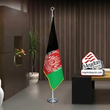 Afganistan İslam Cumhuriyeti Bayrak -ofis -makam-toplantı Odaları -direkli -saçaklı Makam Bayrağı 1
