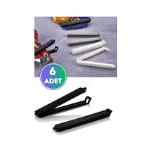 Poşet Klipsi 6 Adet Plastik 10 X 15 Çok Renkli Diğer