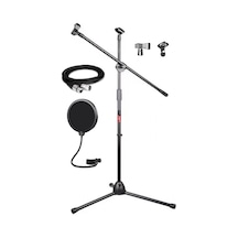 Lastvoice Ms06 Mikrofon Standı + Pop Filtre + Xlr Kablo