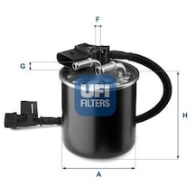Ufı-24.149.00 Yakıt Filtresi Mercedes Sprınter 311 Crdi 3.1-415