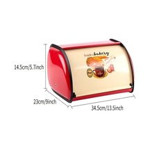 Willowhaven Kırmızı Vintage Metal Ekmek Kutusu Kapaklı Dayanıklı Mutfak Saklama Kabı Kırmızı Willowhaven Kırmızı Vintage Metal Ekmek Kutusu Kapaklı Dayanıklı Mutfak Saklama Kabı Kırmızı