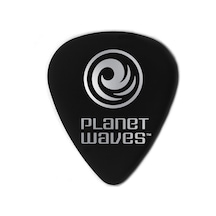 Planet Waves 1cbk2-25 Selüloit Pena Siyah Light 25'li Paket Mat Siyah - Esnek - Kaydırmaz