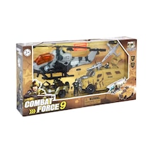 Combat Force Zırhlı Araç Ve Helikopterli Büyük Askeri Set