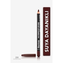 Flormar Waterproof Lipliner Sudan Etkilenmeyen Dudak Kalemi 244 Chocolate Fondue