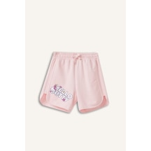 Defacto Hello Kitty Lastikli Bel Pembe Şort Kız Çocuk H4101a826hspn186 Pembe-pn186