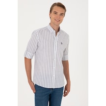 U.s. Polo Assn. Erkek Lacivert Gömlek Desenli 50306339-vr033 Lacivert