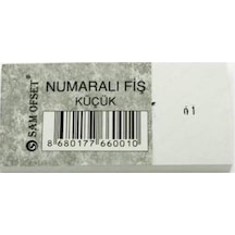 Altınyıldız Çaycı Fişi Numaralı 12 Adet