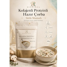 Kolajenli Proteinli Sütlü Mantarlı Hazır Çorba Toz Çorba Karışımı 100 G