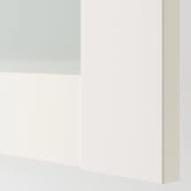 Ikea Beyaz Modern Kapaklı Gardırop 200x38x236 Cm