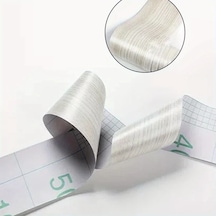 Elmpaly 01 Ahşap Desenli Kendinden Yapışkanlı Çıkarılabilir Mobilya Yenileme Şeridi Duvar Masa Kapı