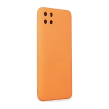 Bezos Realme C11 Kılıf Nano İçi Kadife Silikon - Turuncu Bzs01