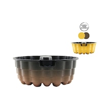 Döküm Göbekli Kek Kalıp Atom Çap: 26cm - Derinlik: 8cm 5468 Çok Renkli