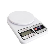 8683200800612 Lcd Ekranlı Dijital Hassas Mutfak Terazisi Tartısı 10 Kg, Çok Renkli, Medium Açık Bej