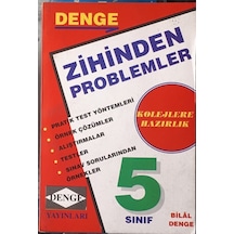5.Sınıf Zihinden Problemler 1994 Yılı Basım