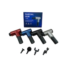 Masaj Tabancası Aleti 4pcs Başlık 6 Kademe Hız Seviyesi Usb Şarjlı 5256 Çok Renkli