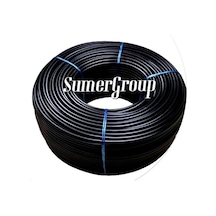Sumergroup 4X6Mm Polietilen Pe Pnömatik Hortum Siyah 200Mt