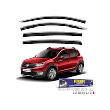 Dacia Sandero Stepway Kromlu Cam Rüzgarlığı 4lü 2013-2020