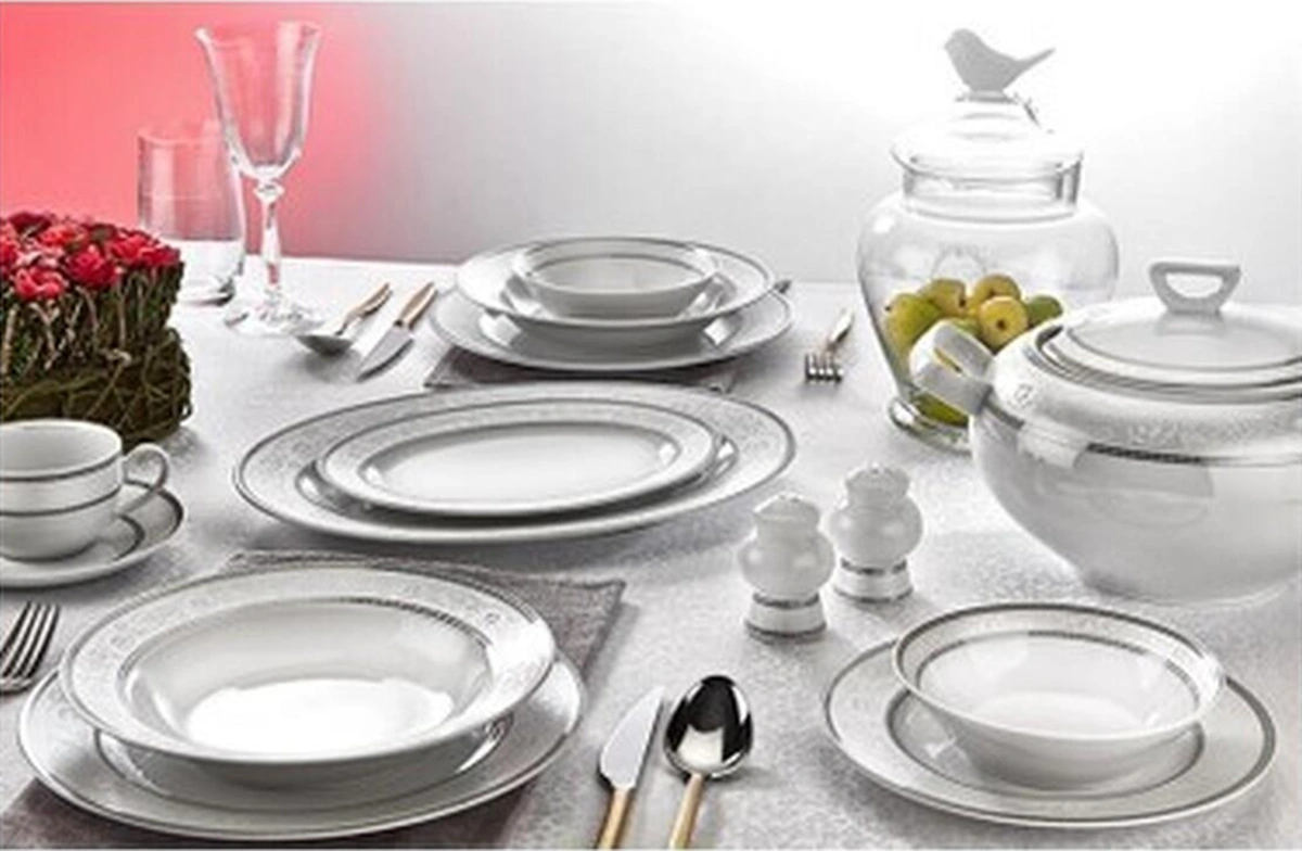 Opema 83 Parça Royal Yemek Takımı Süt Beyazı