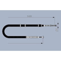 CAVO 1202024 CAVO EL FREN TELİ SOL PALIO SIENA 00-