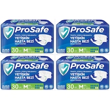 Prosafe Belbantlı Medium Büyük Boy Hasta Bezi 120 Adet 4x30 Paket M