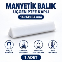 Manyetik Balık 14x14x54 Mm - Teflon Karıştırıcı Balık Üçgen