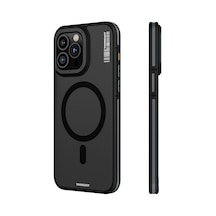 İphone 15 Pro Uyumlu Kılıf Magsafe Şarj Özellikli Youngkit Rock Sand Serisi Kapak