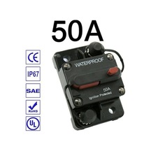 Tenfowee 50a Otomatik Yeniden Kurulabilir Devre Koruması, Araç - Tekne - Karavan Elektrik Sigortası, Aşırı Yük Ve Kısa Devre Koruyucu Anahtar 50