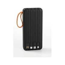 Taşınabilir Powerbank 20000 Mah Çoklu Bağlantı Uçlu Sarı
