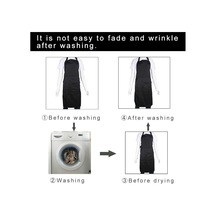 Kadınlar Erkekler İçin Uzun Bağları Olan Ayarlanabilir Önlük 18 Renk Şef Ki Beyaz, Diğer