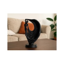 Hareket Örtüsü Figürü Soyut Kadın Sanatı 15cm