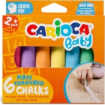 Carioca Bebek Jumbo Renkli Tebeşir 6 Renk