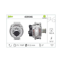Mercedes E350 W212 Sarj Dinamosu 2009-2015 Valeo 439546
