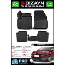 S-dizayn Citroen C4 Elektrikli 3d Pro Havuzlu Paspas 2022 Üzeri A+ Kalite