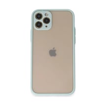 Uryport Apple iPhone Uyumlu 11 Pro Kılıf Montreal Silikon Kapak - Turkuaz Çok Renkli