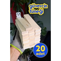 Vixpet Tünelife Ahşap Güvercin Tüneği 14 cm 20 Adet Bekar Tüneği | Ahşap Tünek | Dinlenme Tüneği