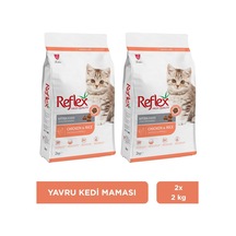 Tavuklu Ve Pirinçli Yavru Kedi Maması, 2 Kg X 2