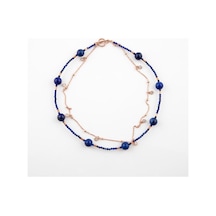 Lapis Lazuli Taşlı Kadın Gümüş Bileklik