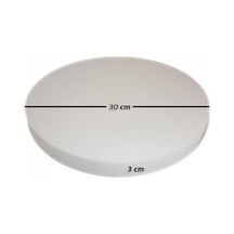 Strafor Taban Kalınlık 3cm Yuvarlak 30 Cm