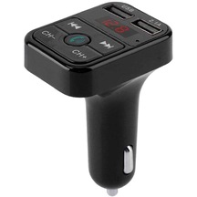 Suntek Kablosuz Carfm Verici Desteği Tf Kart Çift Usb Siyah