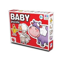 KS Games Baby Puzzle 2+3+4+4 (evcil Hayvanlar)