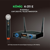 König K-311e 1 El Telsiz Mikrofonu