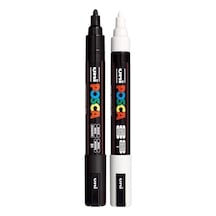 Uni Markör Kalem 5m Set 1.8-2.5 Mm Keçe Uçlu 2'li Set 103 Ivory