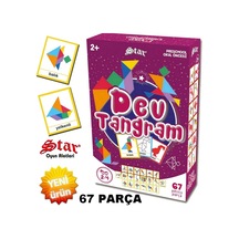 67 Parça Dev Tangram Okul Öncesi Eğitici Oyuncak