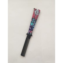 Benchmade Paslanmaz Çelik Kurukafa Kelebek Tarak 21 CM